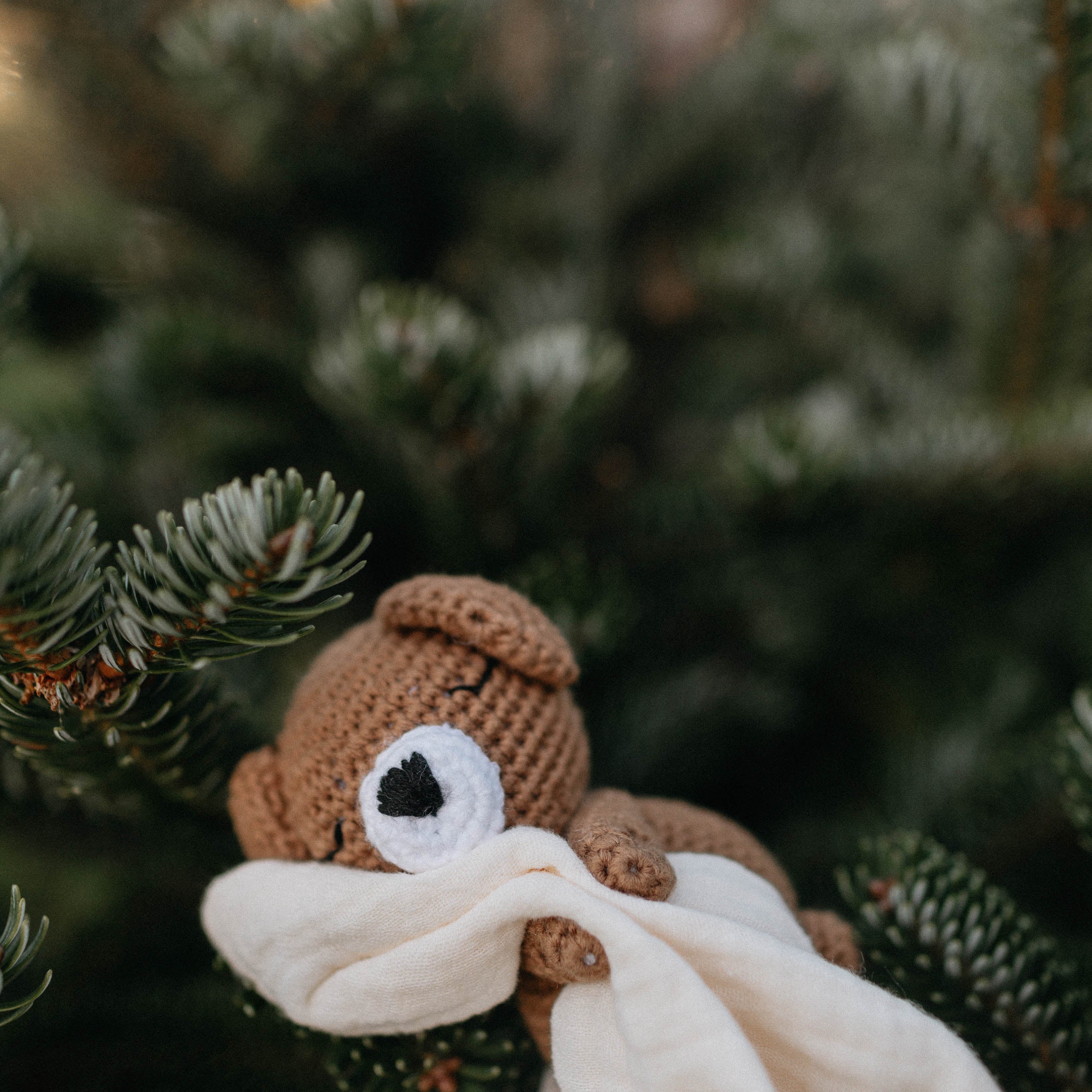 Heirloom Teddy Bear Crochet Lovey