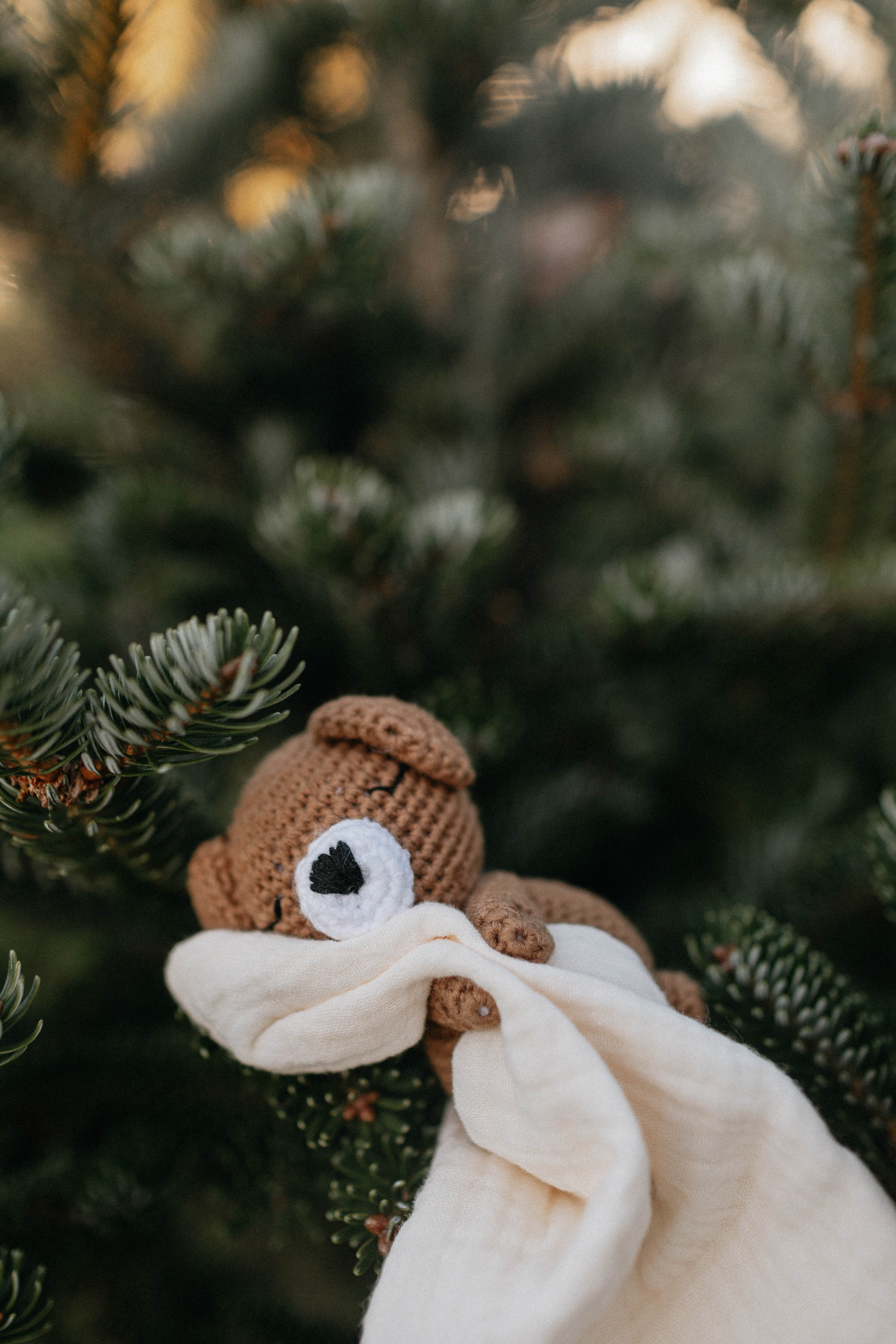 Heirloom Teddy Bear Crochet Lovey