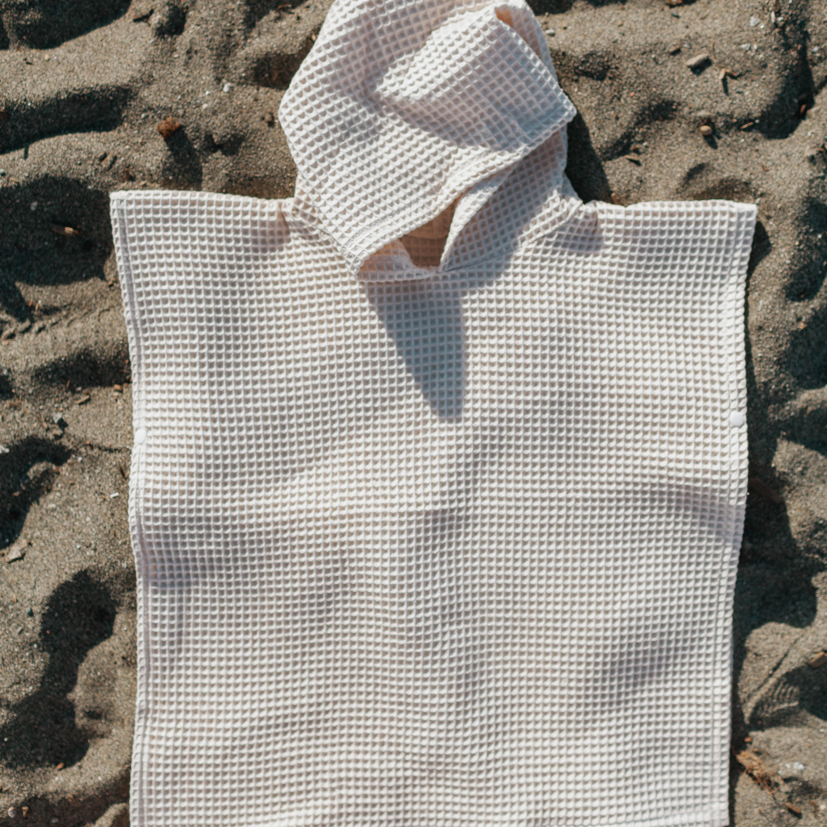 Coconut Cream Poncho Towel