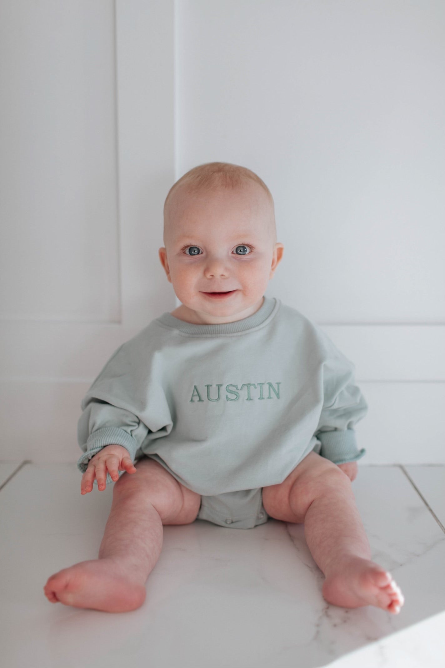 Seafoam Bubble Romper