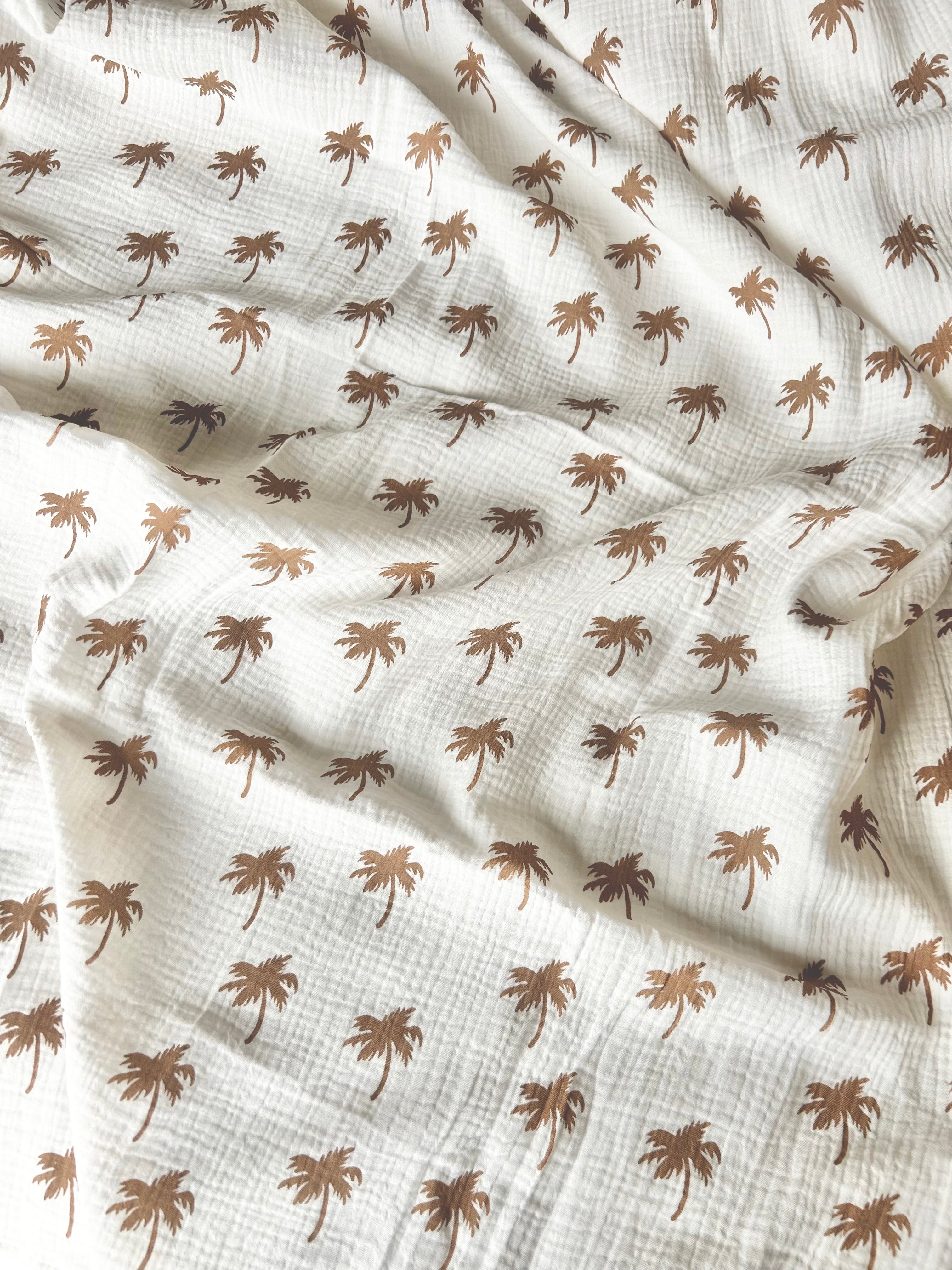 Breezy Palm Tree Swaddle