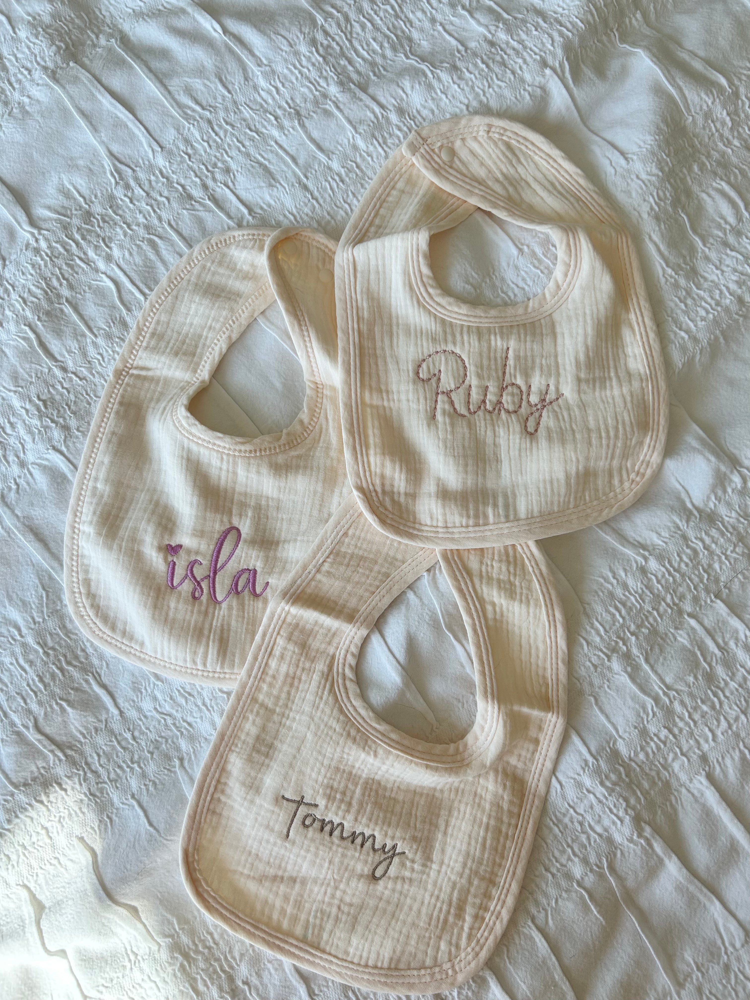 Custom Embroidered Bibs